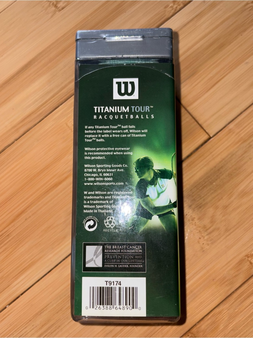 Wilson Titanium Tour Racquetballs - Picture 3 of 6